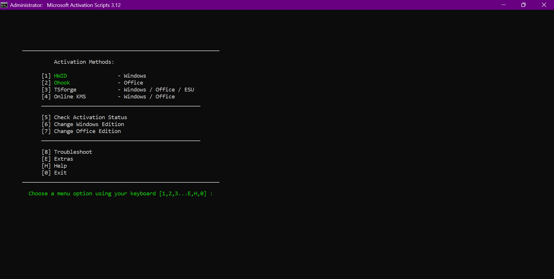 Activating  Windows 8.1, 10, and 11.